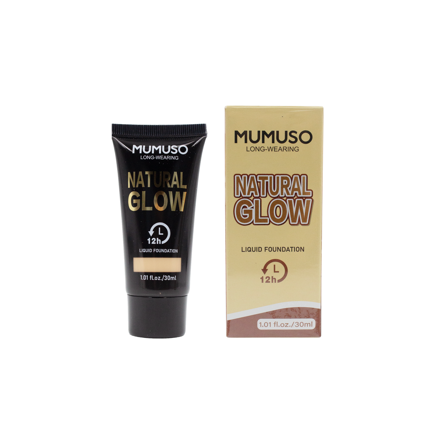 NATURAL GLOW LIQUID FOUNDATION-01 MEDIUM BEIGE