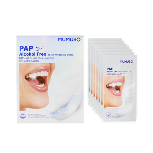 PAP ALCOHOL-FREE TEETH WHITENING STRIPS