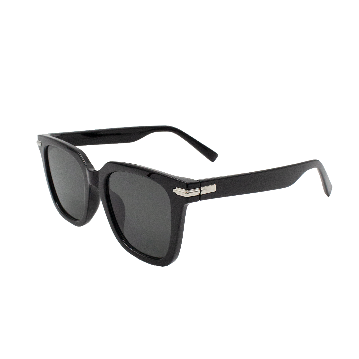 SIMPLE SQUARE SUNGLASSES (BLACK)