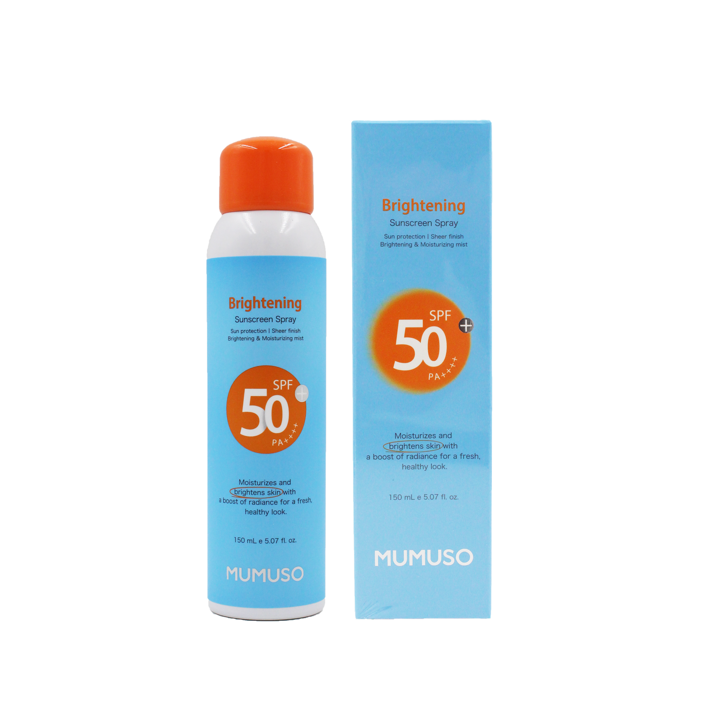 BRIGHTENING SUNSCREEN SPRAY SPF 50+ PA+