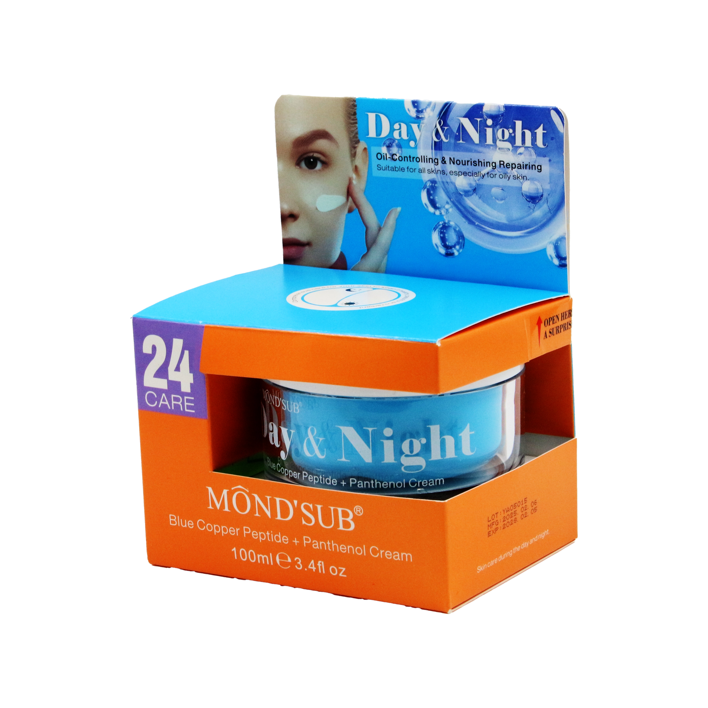 كريم مومو موندسب بالبيبتيد الأزرق والبانثينول