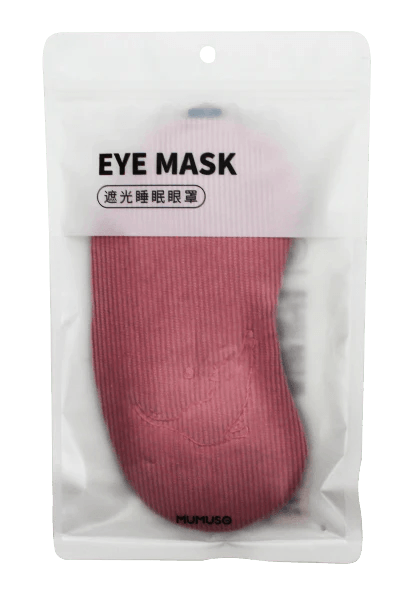 MUMUSO EYE MASK WITH CARTOON EMBROIDERY