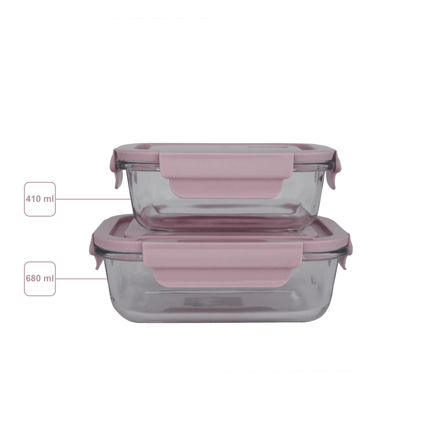 GLASS FOOD STORAGE CONTAINER