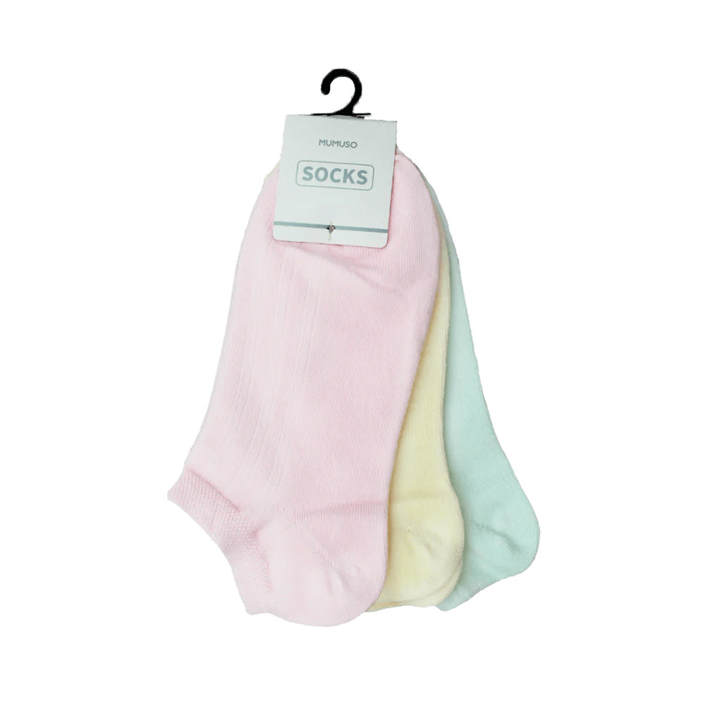 MUMUSO Low Cut Socks Women 3 Packs