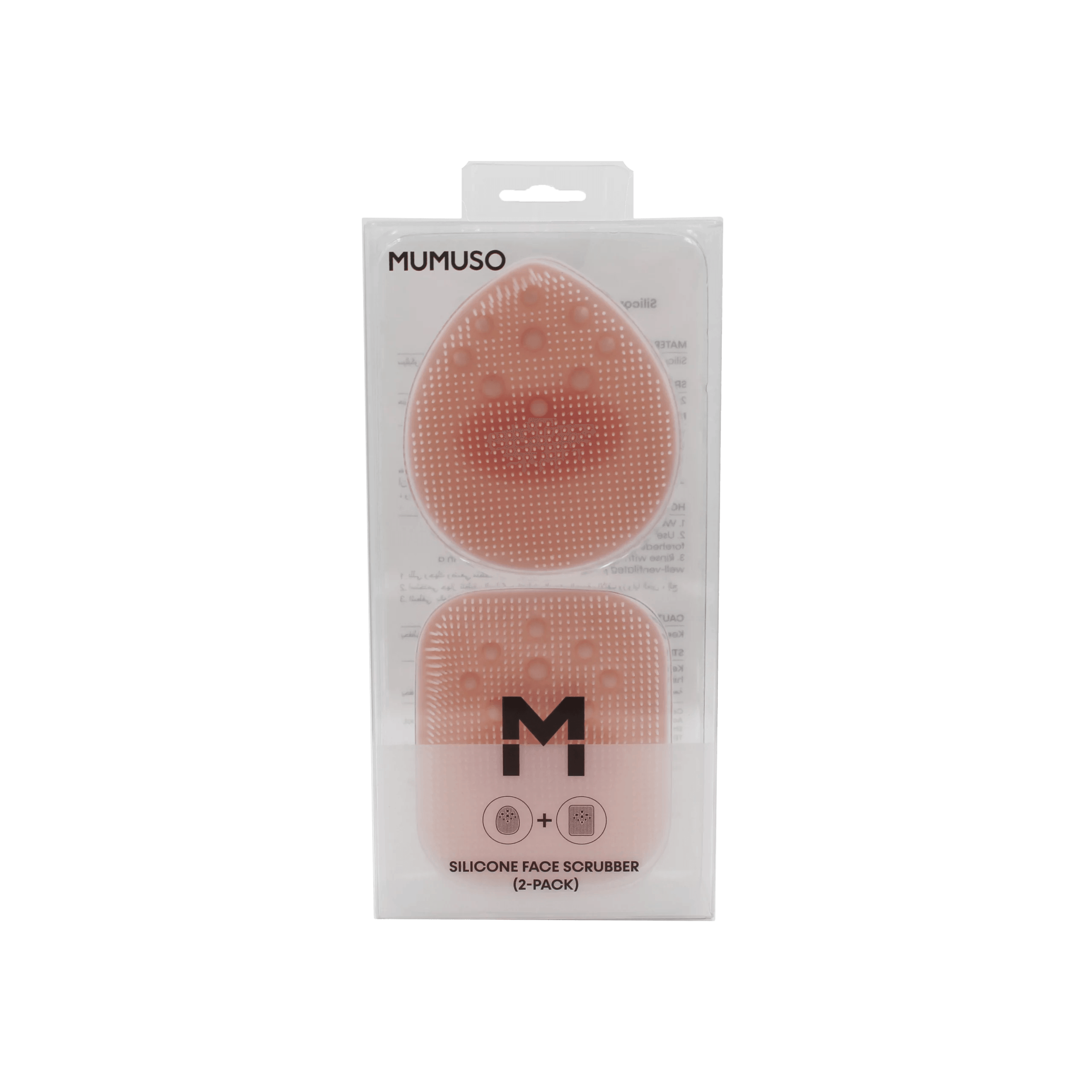 MUMUSO SILICONE FACE SCRUBBER (2-PACK)