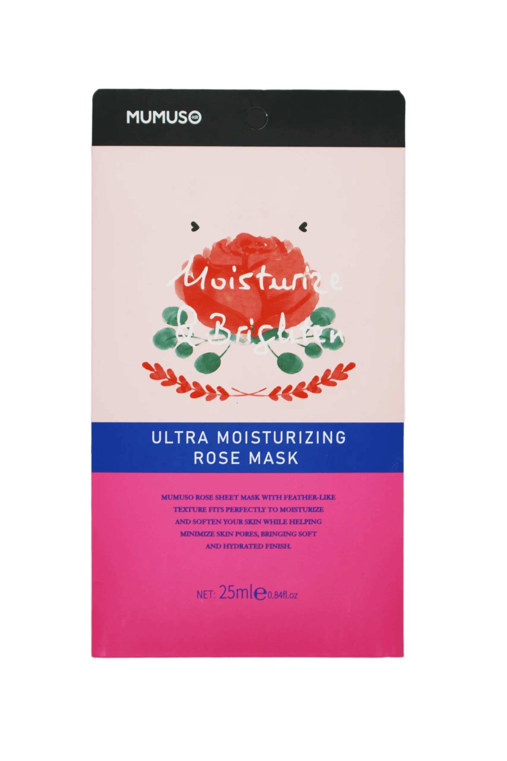 MUMUSO ULTRA MOISTURIZING ROSE MASK